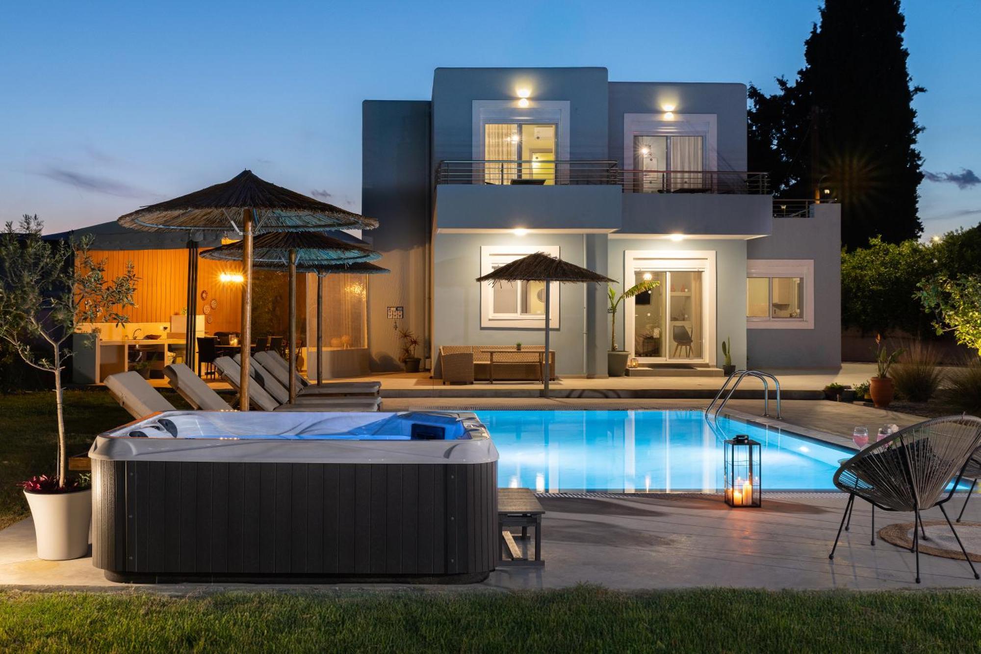 Ethria Pool Villa With Heated Jacuzzi Афанту Экстерьер фото